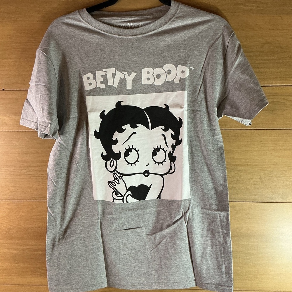 Betty Boop Classic Gray short sleeve tee women’s small NWOT